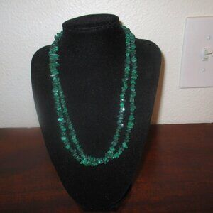 Malachite 30" Necklace (rare)